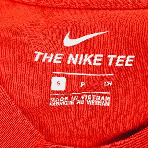 The Nike Tee Nike 2020 Olympic Red Two Sided T-Shirt, Sz S - Picture 9 of 9